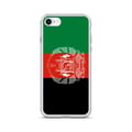Miniatyrbild 1 av 2: Telefonfodral – Afghanistans flagga – Kompatibel med iPhone 8 Plus – Mjukt fodral – Slitstarkt och stötsäkert - Silikon - Pixelforma