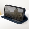 Miniatyrbild 3 av 5: Google Pixel 8 plånboksfodral Checkerboard Pattern Geo Collection Midnight Blue