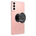 Miniatyrbild 4 av 5: Smartphonetillbehör - POPSOCKETS - PopGrip - Svart marmordesign - Infällbar - Videostöd