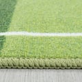 Miniatyrbild 3 av 4: Barnmatta - AYYILDIZ - Fotbollsplan - Grön - 160 x 230 cm - Latexbakside