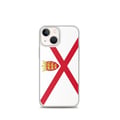 Miniatyrbild 1 av 2: Telefonväskor – Jerseyflagga – Kompatibel med iPhone 13 mini – Flexibelt fodral – Slitstarkt och stöttåligt - Silikon - Pixelforma
