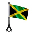 Miniatyrbild 1 av 3: Jamaica Cykelflagga i Polyester – 14 x 21 cm – Cykelflagga – 10 stycken