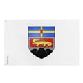 Miniatyrbild 1 av 3: Flagga Thetford Mines – 192 x 288 cm – Motståndskraftig Polyester – 2 Metallöglor – Inomhus / Utomhus – Pixelforma