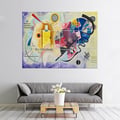 Miniatyrbild 3 av 4: Legendarte - Gul, Röd, Blå Multipanelmålning - Wassily Kandinsky cm. 150x200 (12 paneler)