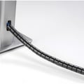 Miniatyrbild 4 av 4: Kabelskydd - Fellowes - Zip-kabel - Längd 2,0 m - Silver