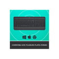 Miniatyrbild 5 av 6: Clavier Logitech Signature K650, trådlös ergonomisk hel med handledsstöd QWERTY - Grafit