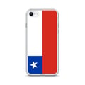 Miniatyrbild 1 av 2: Telefonfodral - PIXELFORMA - iPhone 7 - Chileflagga - Transparent plast - TPU-baksida