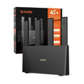 Miniatyrbild 1 av 6: Tenda Router 4G08 Box 4G+ CAT6 300Mbps, Wi-Fi AC1200, Plug & Play, 4 Externa Antennor, Gigabit LAN/WAN Port, OpenVPN, Mesh WiFi+