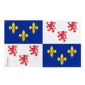 Miniatyrbild 1 av 3: Picardieflagga – 96 x 144 cm – Hållbar Polyester – 2 Metallöglor – Inomhus / Utomhus – Pixelforma