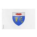 Miniatyrbild 1 av 3: Flagga L'Île-d'Orléans – 192 x 288 cm – Bekväm Polyester – 2 Metallöglor – Inomhus / Utomhus – Pixelforma