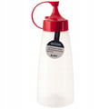 Miniatyrbillede 1 af 5: FLASKE MED DISTRIBUTØR SAUCEBEHOLDER 525 ML