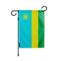 Miniatyrbild 1 av 3: Rwanda Flagga – 32 x 47.5 cm – Motståndskraftig Polyester – Vertikalt Format – Utomhus – Pixelforma