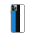 Miniatyrbild 1 av 2: Mobilskal – Estlands flagga – Kompatibel med iPhone 11 Pro – Mjuk skydd – Stötresistent och slittålig - Silikon - Pixelforma