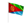 Miniatyrbild 1 av 3: Miniflagsats – Eritrea – 14 x 21 cm – Att Hålla i Handen – Polyester - 100 stycken – Pixelforma