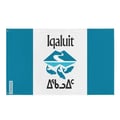 Miniatyrbild 1 av 3: Iqaluit Flagga – 60 x 90 cm – Hållbar Polyester – 2 Metallöglor – Inne/Utomhus – Pixelforma