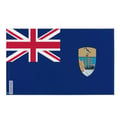 Miniatyrbild 1 av 3: Sankt Helena, Ascension och Tristan da Cunha-flagga – 128 x 192 cm – Polyester – Järnöglor – Motståndskraftig