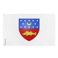 Miniatyrbild 1 av 3: Flagga La Doré – 128 x 192 cm – Slitstark Polyester – 2 Metallöglor – Inomhus-/Utomhusbruk – Pixelforma