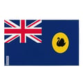 Miniatyrbild 1 av 3: Flagga för Västra Australien – 160 x 240 cm – Polyester – Metallöglor – Motståndskraftig