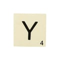 Miniatyrbild 1 av 2: Bokstäver i trä - Y - 10 x 10 cm - Brun - Väggdekoration - Spånskivor