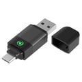 Miniatyrbild 2 av 4: Adaptör 2-i-1 - FORCE PLAY - CarPlay/Android Auto - USB-A - USB-C - Trådlös