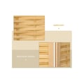 Miniatyrbillede 2 af 6: Paravent - HOMCOM - 3 paneler - Bambus - 120x170 cm - Indendørs