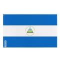 Miniatyrbild 1 av 3: Nicaragua Flagga – 60 x 90 cm – Hållbar Polyester – 2 Metallöljett – Inomhus / Utomhus – Pixelforma