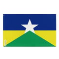 Miniatyrbild 1 av 3: Flagga Rondônia – 120 x 180 cm – Hållbar Polyester – 2 Metallöglor – Inomhus / Utomhus – Pixelforma