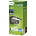 Miniatyrbild 2 av 3: Philips LED Bustan 8720169257412 Utomhus LED-applikation med rörelsedetektor LED 3.8 W antracit