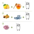 Miniatyrbild 2 av 2: Detoxflaska - SHOP-STORY - 650 ML - Fruit Infuser - Citron Citrus Press - Vit färg