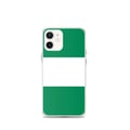 Miniatyrbild 1 av 2: Mobilskal – Nigerias Flagga – Kompatibel med iPhone 12 mini – Mjukt Fodral – Stöttålig och Chockresistent – Silikon – Pixelforma