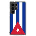 Miniatyrbild 1 av 2: Telefonfodral – Kuba Flagga – Kompatibel med Samsung Galaxy S24 – Mjuk Fodral – Slitstark och Stötabsorberande – Pixelforma