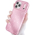 Miniatyrbild 6 av 6: Skal för iPhone 17 Pro, Bimaterialdesign och Glittrande Rosa Yta
