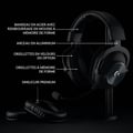 Miniatyrbild 6 av 6: Gamer headset - Trådlös - Logitech G - Pro X - Bluetooth - PC - Svart