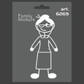 Miniatyrbild 1 av 2: Biljett för bil - Familj - 9 x 12 cm - Hållbar - Garanterat fäste