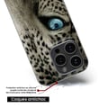 Miniatyrbild 6 av 6: Tryckt silikonfodral kompatibelt Apple iPhone 15 Pro Leopard Eye
