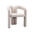 Miniatyrbillede 2 af 6: Spisestol - MUVOE - Velour - Sæt af 2 - Moderne design - Komfortabel og robust