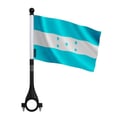 Miniatyrbild 1 av 3: Officiell cykelflagga Honduras i polyester – 14 x 21 cm – Cykelflagga – 5 stycken