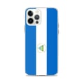 Miniatyrbild 1 av 2: Mobilskal – Nicaragua-Flagga – Kompatibel med iPhone 12 Pro Max – Mjuk Fodral – Slitstark och Stötsäker - Silikon - Pixelforma