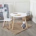 Miniatyrbild 3 av 4: "Douceur" stol för barn Atmosphera - Grå stjärnor