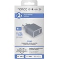 Miniatyrbild 1 av 2: USB A + C-laddare - Force Power - Cube 45W - UltraGaN - 100% Återvunnen Plast - Livstidsgaranti