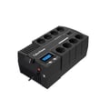 Miniatyrbild 1 av 2: Laddare - CYBERPOWER - BR700ELCD - 700VA - 400W - 8 Schuko-uttag- USED