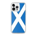 Miniatyrbild 1 av 2: Telefonfodral – Skottlands Flagga – Kompatibel med iPhone 14 Pro Max – Mjukt Fodral – Slitstarkt och Stötskyddande – Silikon – Pixelforma