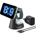 Miniatyrbillede 3 af 4: Trådløs oplader - ANKER - MagGo - 15W - 3-i-1 - Qi2 certificeret
