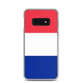 Miniatyrbild 1 av 2: Telefonfodral – Frankrikes flagga – Kompatibel med Samsung Galaxy S10e – Mjuk ficka – Stöttålig och chockresistent – Pixelforma