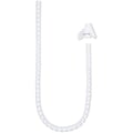 Miniatyrbild 1 av 2: Kabelorganisatör - NANO CABLE - 10.36.0001-W - Flexibel 25 mm - Vit - 1 m