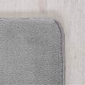 Miniatyrbild 2 av 2: Rund matta - MELIS HOME - Silver - 120X120 cm - Tvättbar - Halkfri och mjuk