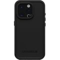 Miniatyrbild 2 av 2: OtterBox Fre Fodral för iPhone 15 Pro - Vattentätt, smalt skydd med inbyggt skärmskydd - Svart