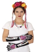 Miniatyrbild 1 av 2: Ensemble Dödens Dag - LILLA CLOWNEN - Huvudband, Handskar och Halsband