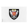 Miniatyrbild 1 av 3: Flagga Mascouche – 192 x 288 cm – Motståndskraftig polyester – 2 metallöglor – Inomhus / Utomhus – Pixelforma