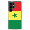 Miniatyrbild 1 av 2: Mobilskal – Senegal Flagga – Kompatibel med Samsung Galaxy S22 – Mjukt Fodral – Slitstarkt och Stötsäkert – Pixelforma